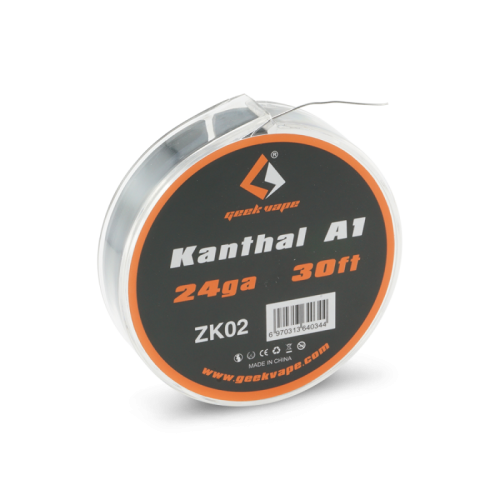 Bobine de fil Kanthal A1 de Geekvape, fil Kanthal A1 24, 26 ou 28 gauges | Cigusto | Cigusto | Cigarette electronique, Eliquide