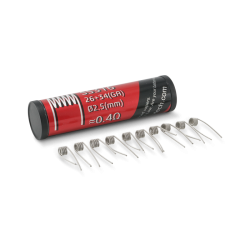 Clapton coil SS316  26GA+34GA Fumytech pour atomiseur RTA RDA | Cigusto | Cigarette electronique, Eliquide