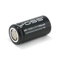 Accu 18350 Yoss 1100 mAh 15A pour mod cigarette electronique | Cigusto | Cigarette electronique, Eliquide
