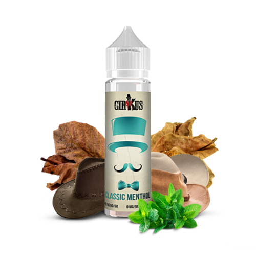 E liquide Classic Menthol Cirkus 50ml - VDLV Nicotine 0mg | Cigusto | Cigarette electronique, Eliquide