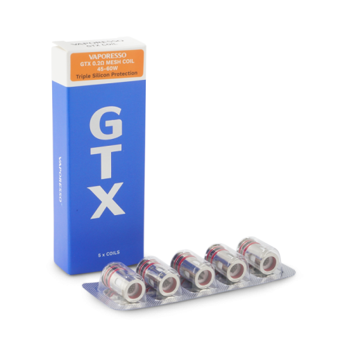 Résistances GTX V2 Vaporesso | Pack 5 résistances mesh e-cigarette | Cigusto | Cigarette electronique, Eliquide