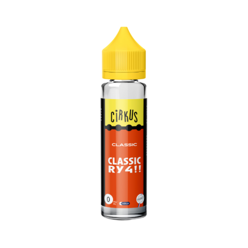 E Liquide 50 ml à booster Classic RY4 de la gamme CIRKUS par VDLV | Cigusto | Cigarette electronique, Eliquide