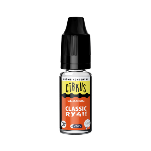 Arôme Cirkus Classic RY4 VDLV 0 mg  - Eliquide classic | Cigusto | Cigarette electronique, Eliquide