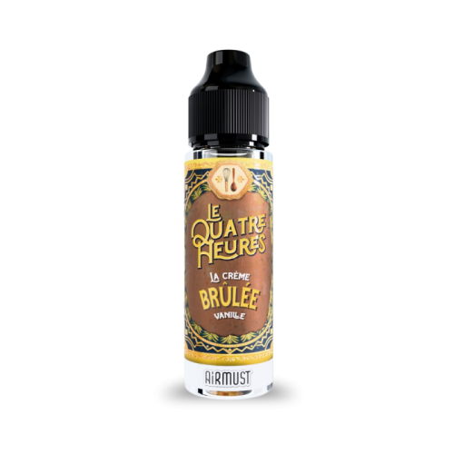 E Liquide CREME BRULEE Le Quatre Heures 50ml - Airmust France  | Cigusto | Cigarette electronique, Eliquide