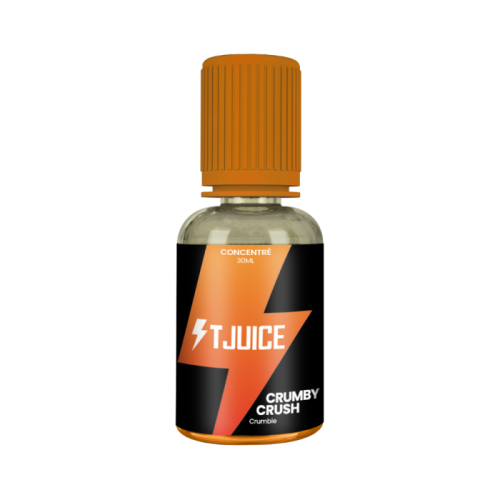 Arôme Concentré Crumby Crush en format 30 ml de la marque T Juice | Cigusto | Cigarette electronique, Eliquide