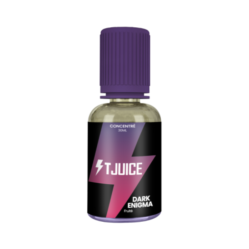 Arôme Concentré Dark Enigma en format 30 ml de la marque T Juice | Cigusto | Cigarette electronique, Eliquide
