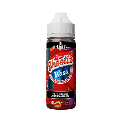 E Liquide WAOU en 170 ml de la gamme Shootiz par E Tasty | Cigusto | Cigusto | Cigarette electronique, Eliquide