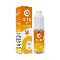 E Liquide VANILLA CUSTARD 50/50 10 ml - Alfaliquid | Cigusto | Cigusto | Cigarette electronique, Eliquide