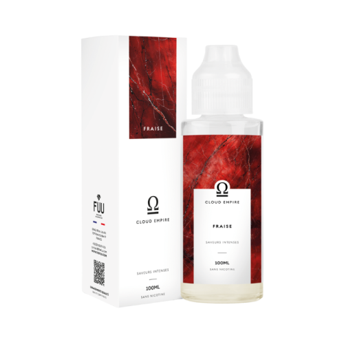 E Liquide FRAISE sans nicotine en 100 ml de chez Cloud Empire | Cigusto | Cigarette electronique, Eliquide