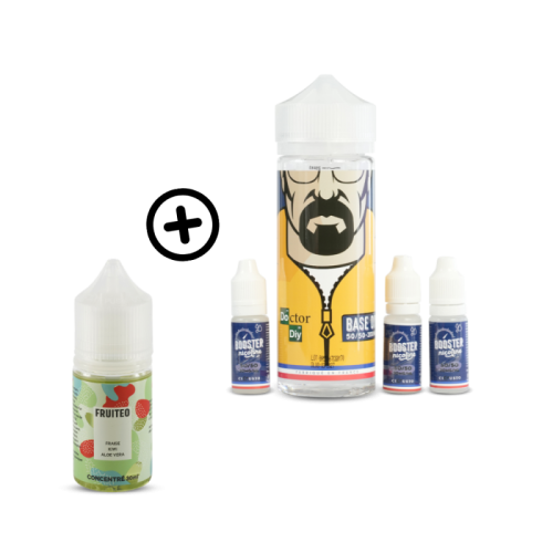 Pack DIY Fraise Kiwi Aloe Vera 30 ml - Fruiteo |Cigusto | Cigusto | Cigarette electronique, Eliquide