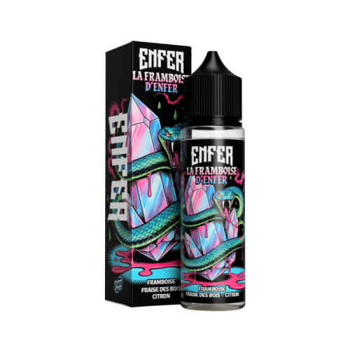 E Liquide La Framboise d'ENFER en format 50ml - Les Fruits d'ENFER | Cigusto | Cigarette electronique, Eliquide