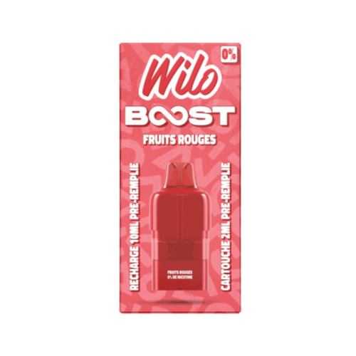 Cartouche WILO BOOST 2+10ml aux saveurs Fruits Rouges | Cigusto | Cigusto | Cigarette electronique, Eliquide