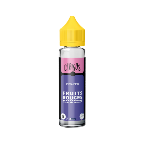 E Liquide Fruits Rouges en 50 ML à booster de CIRKUS par VDLV | Cigusto | Cigarette electronique, Eliquide