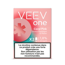 Cartouche VEEV ONE CORAL PINK | Pod 2ml Melon Pastèque 20mg | Cigusto | Cigarette electronique, Eliquide