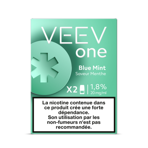 Cartouche VEEV ONE BLUE MINT | Pod 2ml Menthe Fraîche 20mg | Cigusto | Cigarette electronique, Eliquide