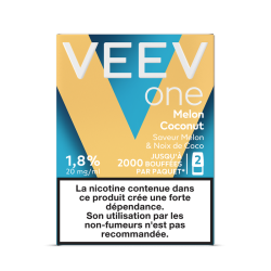 Cartouches pour Pod Veev One - 1,8% - Melon Coconut | Cigusto | Cigarette electronique, Eliquide