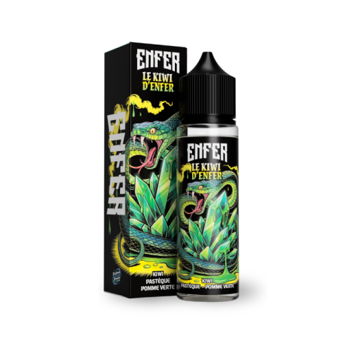 E Liquide Le Kiwi d'Enfer 50ml - Les Fruits d'ENFER Vape 47 | Cigusto | Cigarette electronique, Eliquide