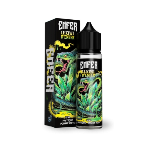 E Liquide Le Kiwi d'Enfer 50ml - Les Fruits d'ENFER Vape 47 | Cigusto | Cigarette electronique, Eliquide