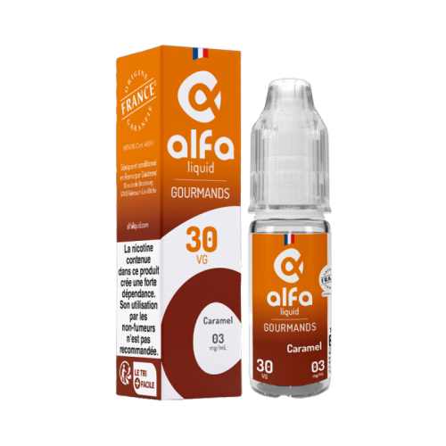 E Liquide Caramel 70/30 10 ml - Alfaliquid | Cigusto | Cigusto | Cigarette electronique, Eliquide