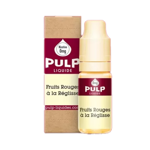 E Liquide fruits rouges réglisse format 10 ml de chez Pulp | Cigusto | Cigarette electronique, Eliquide