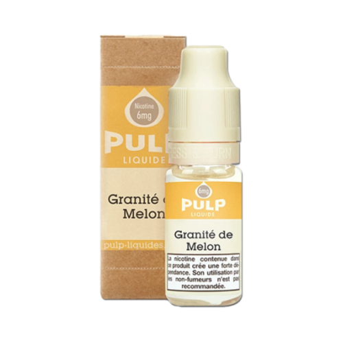 E Liquide granité de melon en format 10 ml de chez Pulp | Cigusto | Cigarette electronique, Eliquide