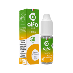 E Liquide MANGUE DE THAÏLANDE 50/50 Fruités Alfaliquid en 10ml | Cigusto | Cigarette electronique, Eliquide