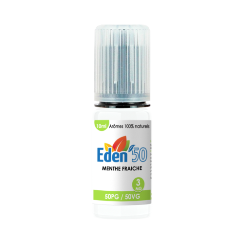 E Liquide Menthe Fraiche Eden'50 format 10 ml | Cigusto  | Cigusto | Cigarette electronique, Eliquide