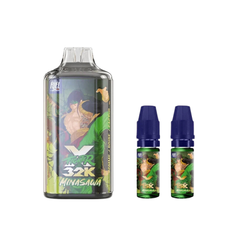 Pod XFighter 32K Minasawa | Fighter Fuel 32 000 puffs chez Cigusto | Cigusto | Cigarette electronique, Eliquide