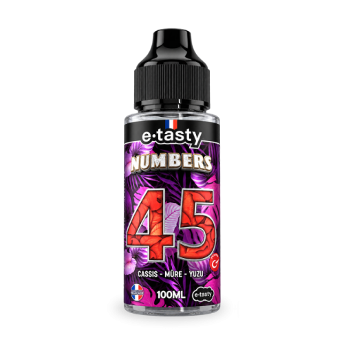 E Liquide Numbers 45 100ml - Cassis Mûre Yuzu Cigusto E.Tasty | Cigusto | Cigarette electronique, Eliquide