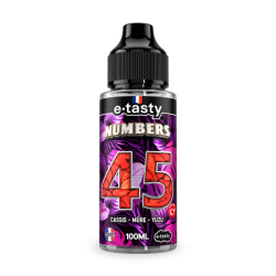 E Liquide NUMBERS 45 100 ml - E Tasty x Cigusto