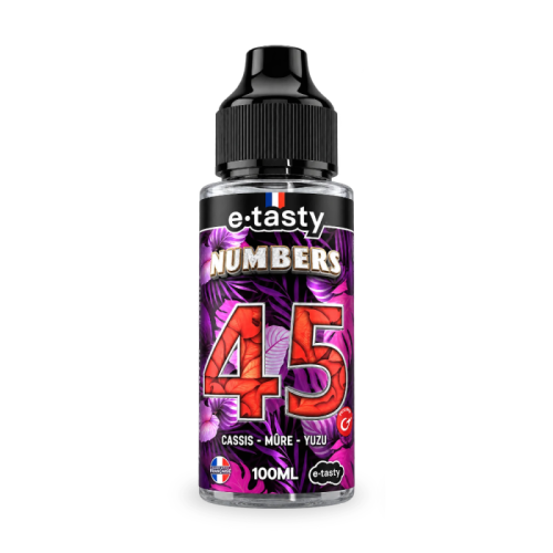 E Liquide Numbers 45 100ml - Cassis Mûre Yuzu Cigusto E.Tasty | Cigusto | Cigarette electronique, Eliquide