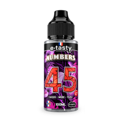 E Liquide Numbers 45 100ml - Cassis Mûre Yuzu Cigusto E.Tasty | Cigusto | Cigarette electronique, Eliquide