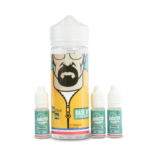 Pack Doctor DIY 200 ml | pg/vg 0/100 | 4 taux de nicotine | Cigusto | Cigarette electronique, Eliquide