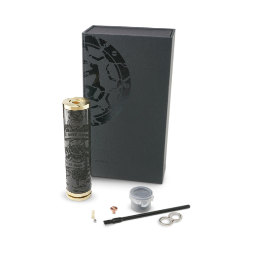 Mod mécanique Carbo Skull JP 24 W&T, mod full méca 18650, mod méca artisanal français | Cigusto | Cigusto | Cigarette electronique, Eliquide
