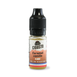 Eliquide Caramel Vanille Sel de nicotine | Cigusto | Cigusto | Cigarette electronique, Eliquide