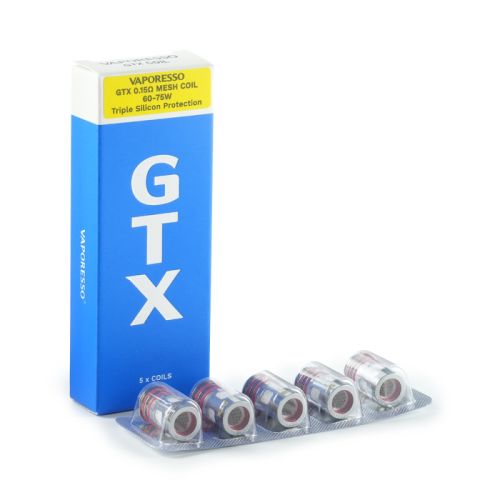 Résistances GTX V2 Vaporesso | Pack 5 résistances mesh e-cigarette | Cigusto | Cigarette electronique, Eliquide
