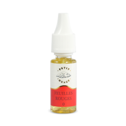 E Liquide FEUILLES ROUGES 10ml 11 mg - Petit nuage