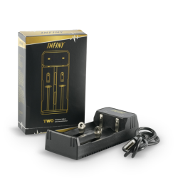 Chargeur TWO INFINY | Chargeur double accus cigarette électronique | Cigusto | Cigarette electronique, Eliquide