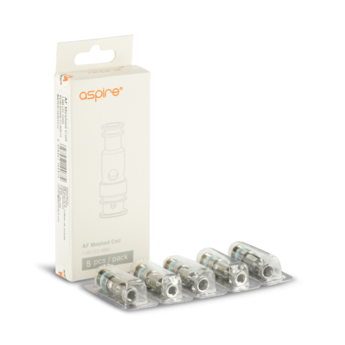 Résistances AF Mesh Coil Flexus Aspire | Pack 5 résistances mesh | Cigusto | Cigarette electronique, Eliquide