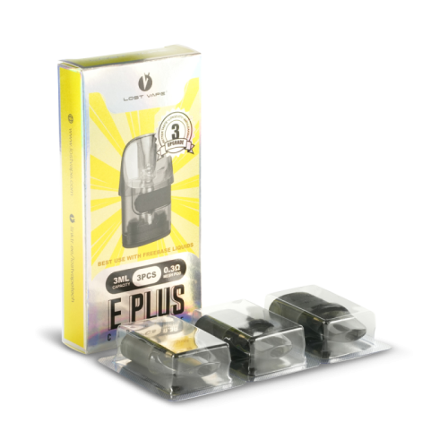 Cartouche E-PLUS Lost Vape | Pod 3ml Dual Mesh MTL/DL | Cigusto | Cigarette electronique, Eliquide