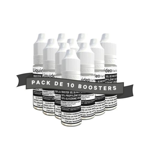 Pack de 10 Boosters Sel de Nicotine - Liquideo| Cigusto | Cigusto | Cigarette electronique, Eliquide