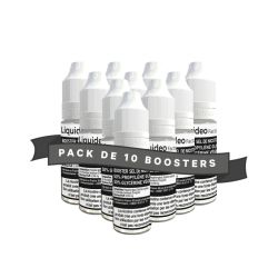 Pack de 10 Boosters Sel de Nicotine - Liquideo