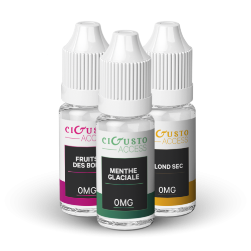 Pack 3 liquides Découverte - Cigusto Access | Cigusto | Cigarette electronique, Eliquide