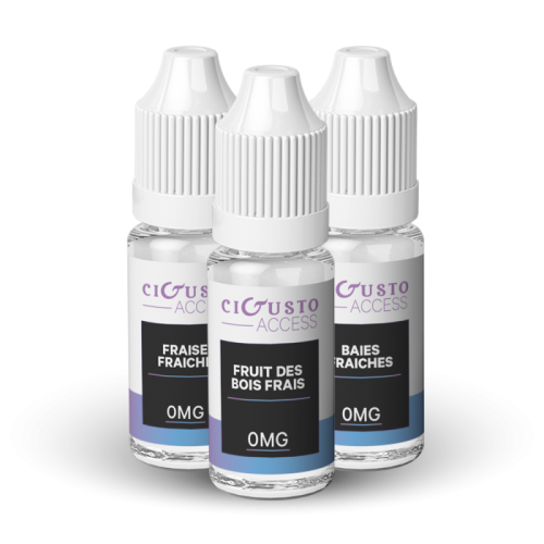 Pack 3 liquides Fruité Frais - Cigusto Access | Cigusto | Cigarette electronique, Eliquide