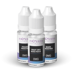 Pack 3 E Liquides Fruités Frais - Cigusto Access