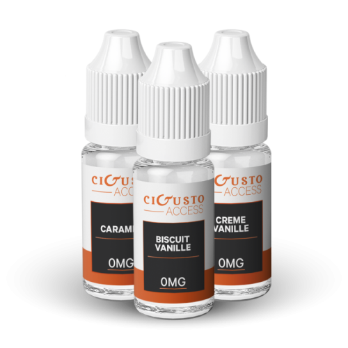 Pack 3 liquides Gourmand - Cigusto Access | Cigusto | Cigarette electronique, Eliquide