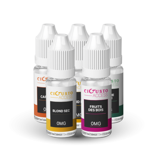 Pack 5 liquides Découverte - Cigusto Access | Cigusto | Cigarette electronique, Eliquide