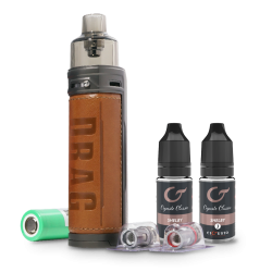 Pack ecigarette C'est decide j arrete Pod Drag X -1 accu - 2 eliquides | Cigusto | Cigarette electronique, Eliquide