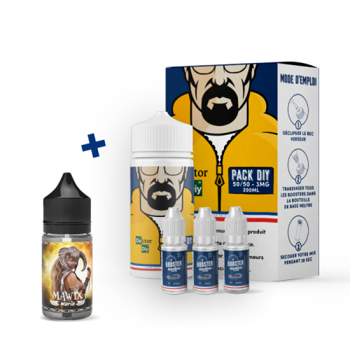 Pack DIY WARIA 230 ml 50/50 - mAWIX - Cigarette éléctronique | Cigusto | Cigarette electronique, Eliquide