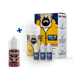 Pack DIY ROUGE SUPER FRESH 230 ml 50/50 - Demon Juice | Cigusto | Cigarette electronique, Eliquide